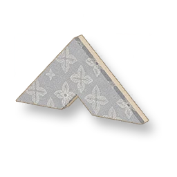 Starburst - Mist Gray Triangular Wall - Large