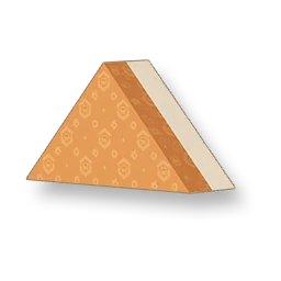 GoGoHomes - Warm Orange Triangular Wall - Small