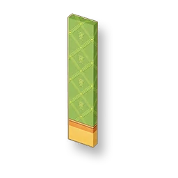 Flower Pattern - Lime Green Tall Wall