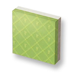 Flower Pattern - Lime Green Two-Tone Low Wall