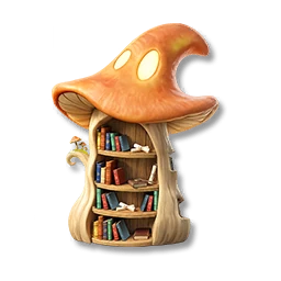 Mushroom Bookshelf