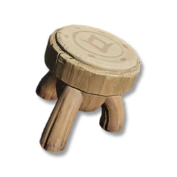 Solid Wood Low Stool
