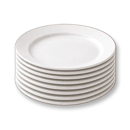 Plate Set - White Porcelain