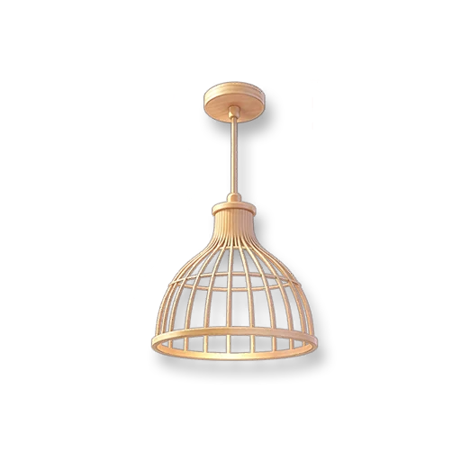 Bamboo Charm Pendant Light